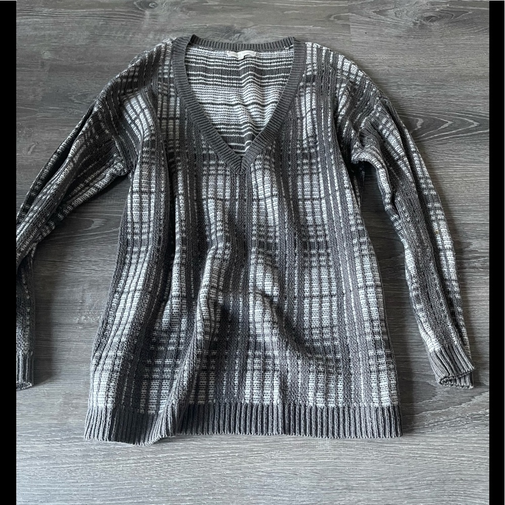 Plaid sweater